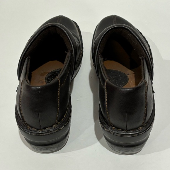 MERONA Women’s Slip On Casual Work Clogs - black & brown, size 7.5 - Picture 4 of 7